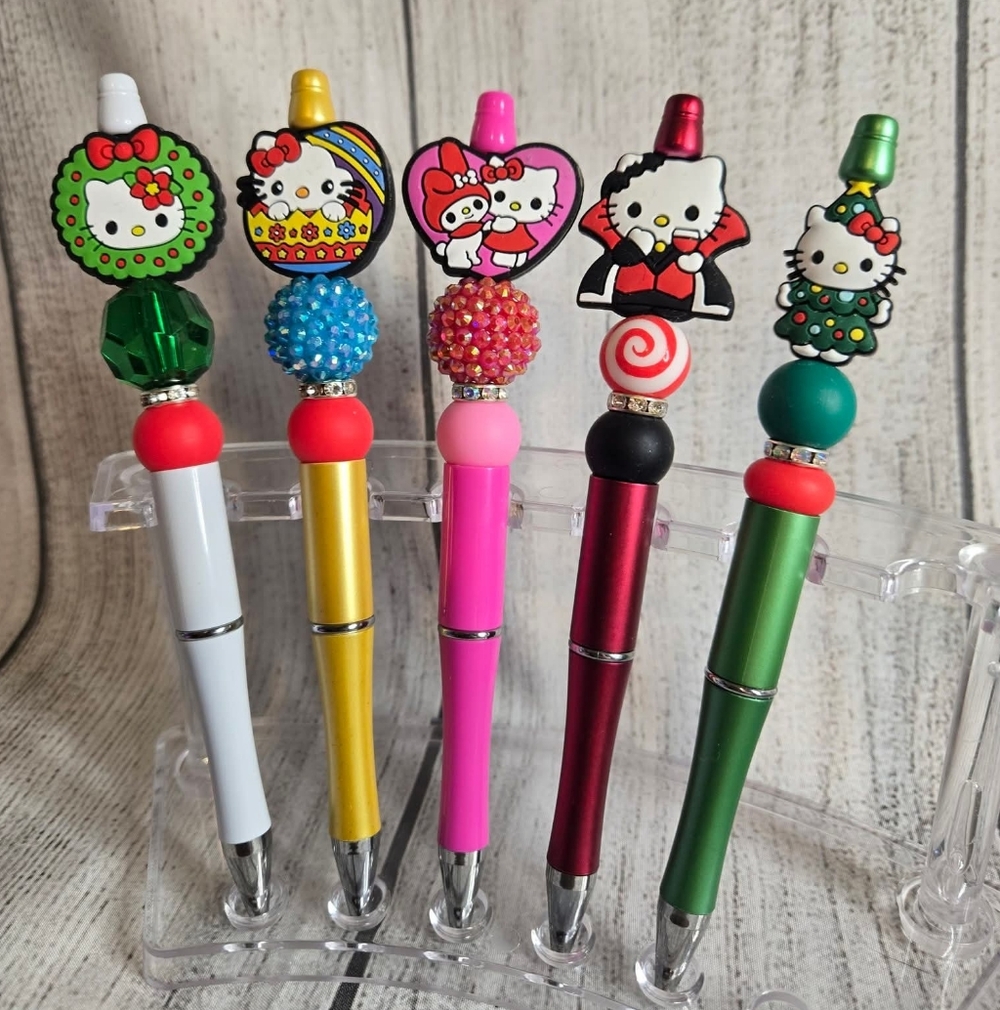 Hello Kitty Beaded Pens[Read Description]